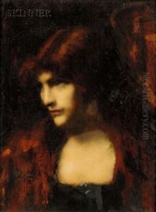 Lady With Auburn Hair by Jean-Jacques Henner