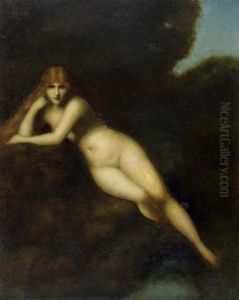 "solitude". by Jean-Jacques Henner