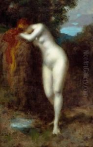 Stehende Mit Roten Haaren. "biblis".