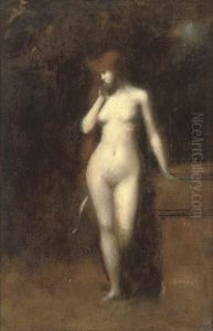 Nymphe A La Source by Jean-Jacques Henner