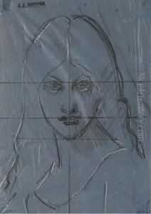 Tete De Femme Avec Les Cheveux Longs Tete De Femme Avec Les Cheveux Longs