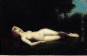 Nu Dans Un Paysage by Jean-Jacques Henner