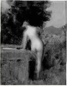 Femme A La Fontaine by Jean-Jacques Henner