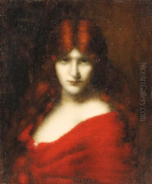 Portrait Of An Auburn Beauty - view 1
