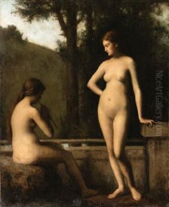 L'idylle by Jean-Jacques Henner