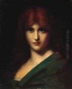 Red Haired Beauty by Jean-Jacques Henner