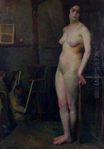 In The Artist's Studio by Robert Henri