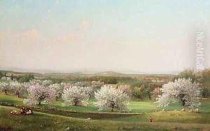 Apple Orchard 1878 by Nelson Augustus Moore