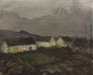 Cottages On The Moors by Robert Henri