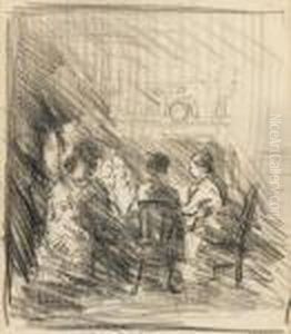 Figures Seated At A Table Figures Seated At A Table