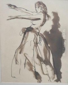 Dancer, Half Nude by Robert Henri