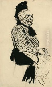 Portrait Of A Seated Dowager