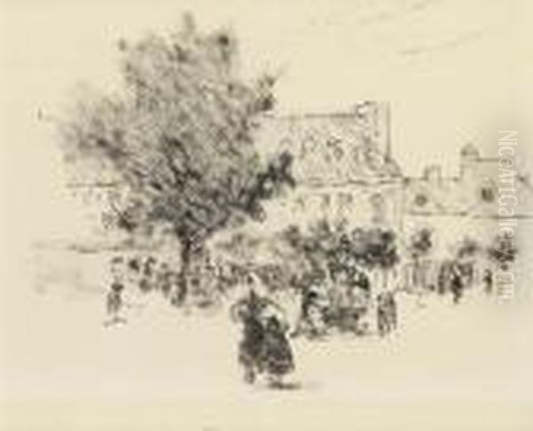 The Square, Concarneau. - view 1