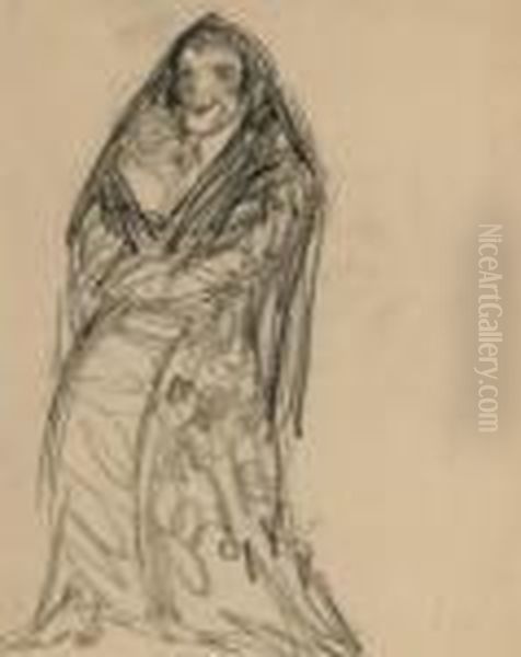 Study Of A Mother And Child - view 1