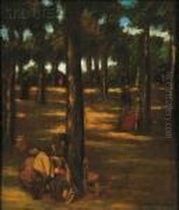 Au Bois De Vincennes (at The Forest Vincennes) by Robert Henri