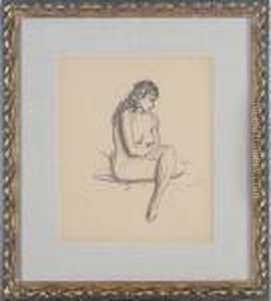 Study Of A Female Nude - view 1