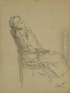 Woman Seated In A Chair by Robert Henri