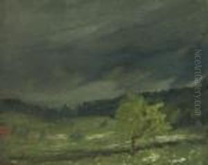 Summer Storm, Pennsylvania Landscape by Robert Henri
