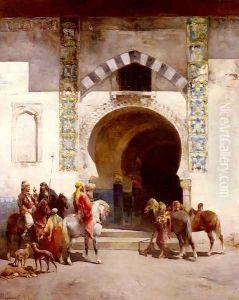 Depart Pour La Chasse Au Faucon (Departure for Hunting with the Falcon)