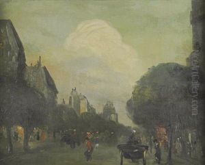 Boulevard Montparnasse - The Cloud by Robert Henri