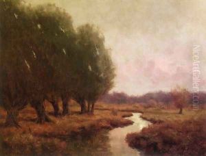 Landscape with Stream by Royal Hill Milleson