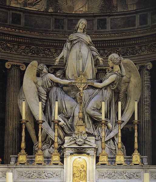 Mary Magdalen Exalted by Angels - view 1