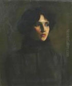 Portrait Of A Young Woman by Robert Henri