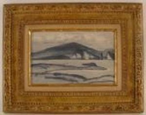 Meenaune Cliffs,achill Island, County Mayo, Ireland by Robert Henri