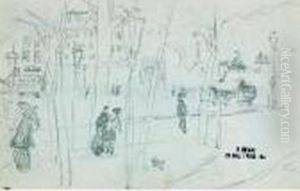 Street Scenes: A Pair Of Sketches by Robert Henri