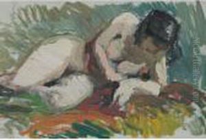 Reclining Nude by Robert Henri