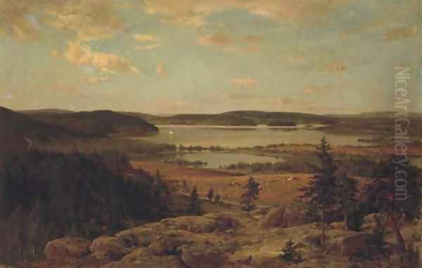 Roineen lahdelma the bay of Lake Roine, Finland - view 1