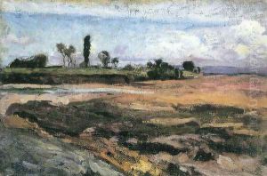 On the Banks of Zazar 1900 by Jeno Maticska