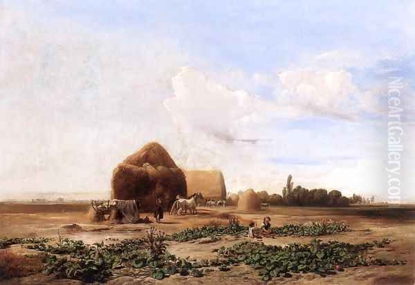 Harvesting Watermelons 1852 - view 1