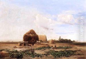 Harvesting Watermelons 1852 by Andras Marko