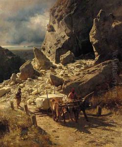 The marble quarries at Carrara