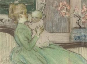 Mother And Child by James Watterston Herald