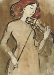 The Violinist by James Watterston Herald