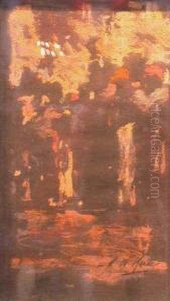 Figures By Lamplight - view 1
