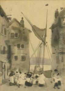 An East Coast Port Scene