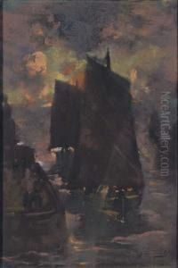 Sailing Boats, Arbroath by James Watterston Herald