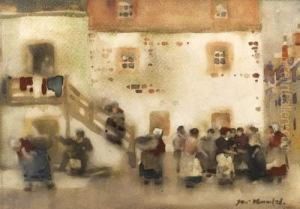 After The Service; The Roup; And Fisherwomen Gossiping(illustrated) by James Watterston Herald