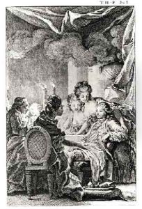 Scene from LIngenu by Voltaire 1694-1778 by Charles Monnet