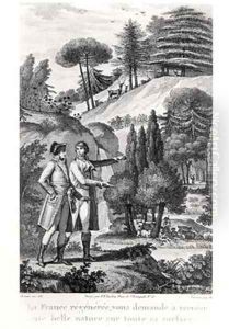 Napoleon Bonaparte 1769-1821 and the Forest of France 1801 by Charles Monnet