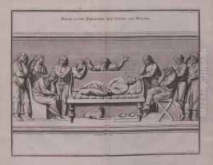 Mourning 1719 by Bernard de Montfaucon
