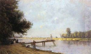La Grenouilliere by Gustave Maincent