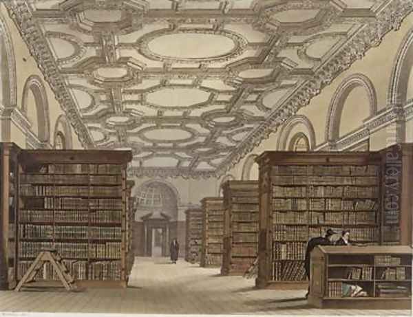 Interior of the Public Library Cambridge - view 1
