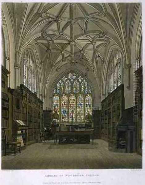 Library of Winchester College - view 1