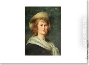 Portrait Of Alady by Leon Herbo
