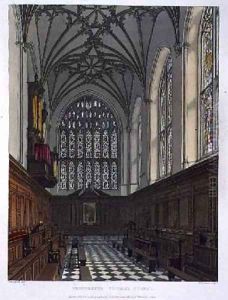 Winchester College Chapel by Frederick Mackenzie