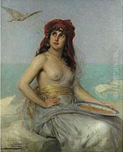 Junge Orientalin by Leon Herbo